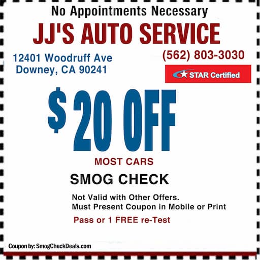 Smog Check Coupon